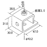 チャンネルクランプ I型