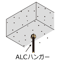 ナット付きハンガー(ALCアンカー) 施工例