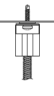 吊りボルト接続用ハンガー 防振・断熱タイプ 施工方法