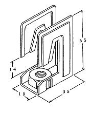 Ｃ型ハンガー 寸法図